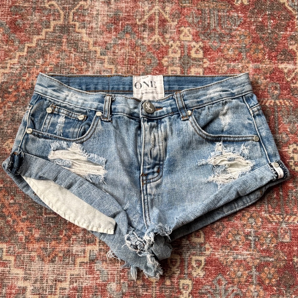 ONE TEASPOON Denim Shorts